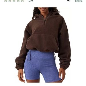 Primo fleece 1/4 zip in shade soil by outdoor voices.